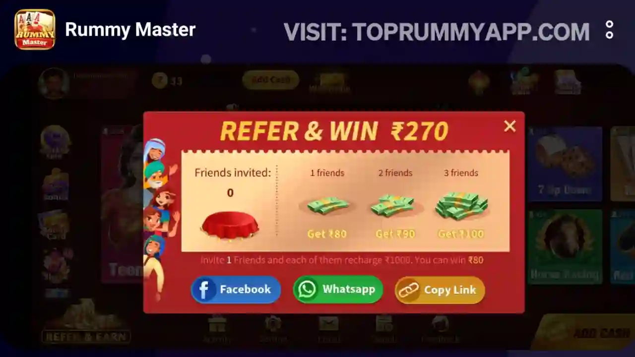 Rummy Master App Refer Top Rummy App