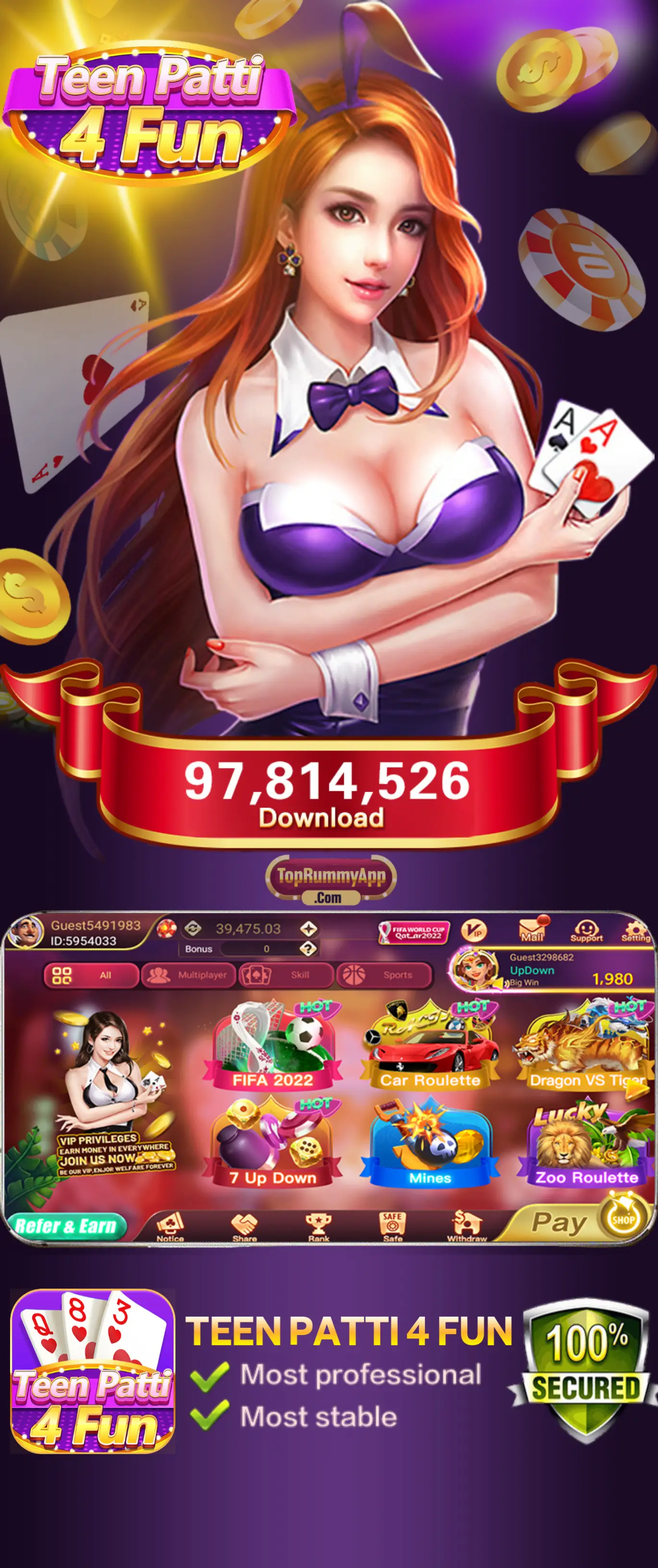 Teen Patti 4 Fun Apk Download Official